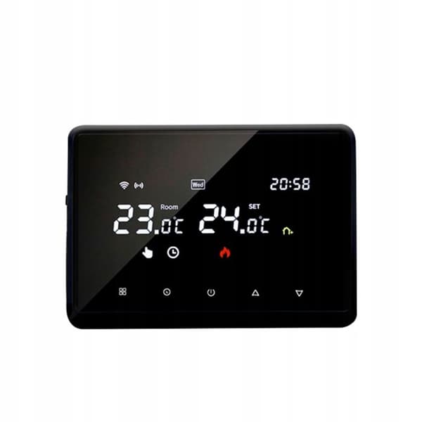 Termostat WiFi Intelligent - ARHATREYA - Röstkontroll - Veckoprogrammering - Vit