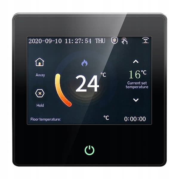 Intelligent Wi-Fi Termostat - ARHATREYA - 16A - Touchskærm - Styring med Stemmen - Programmérbar