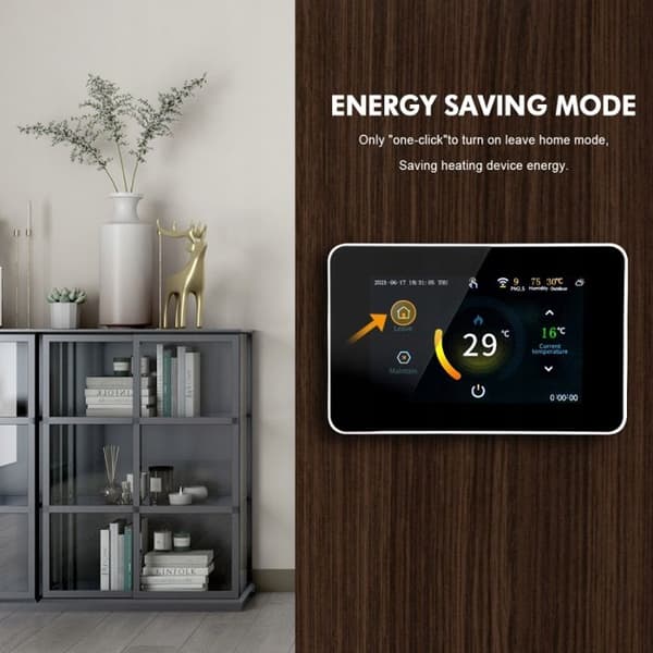 Intelligent Wi-Fi-termostat - ARHATREYA - ME80-16A - LED-skærm - Stemmestyring - Programmerbar