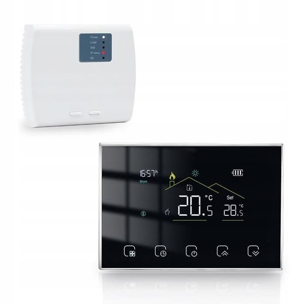 Termostat WiFi - Tuya - Zigbee - Programmérbar - Databeskyttelse - Fjernstyring