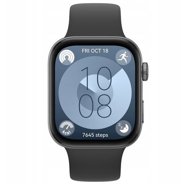 Älykello - HUAWEI - Watch Fit 3 - Musta - Bluetooth - Integroitu GPS