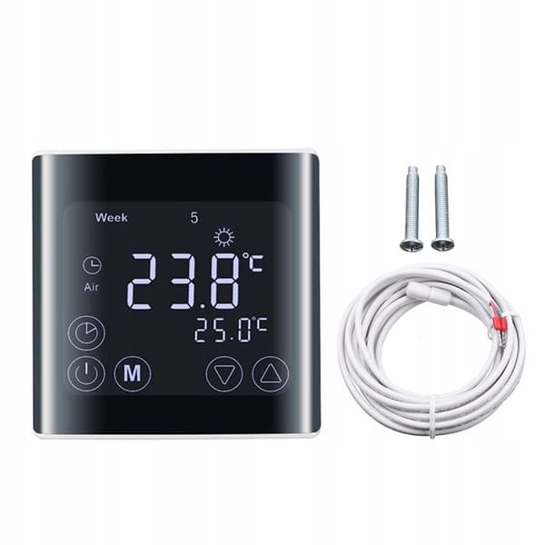 Golvvärmetermostat - ARHATREYA - LCD - Programmerbar - Temperatursskydd - Förpackning om 10