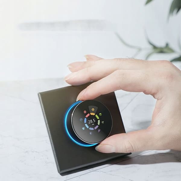 Termostat WiFi - ARHATREYA - BHT-7000 - TFT-skærm - Stemmestyring - Sort