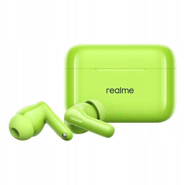 In-ear høretelefoner - REALME - T200 - Bluetooth - ANC - IPX5 - Grøn