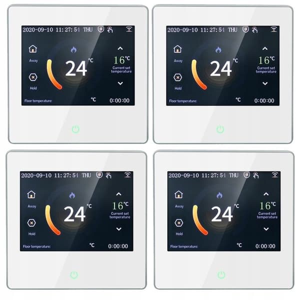 Smart Wi-Fi Termostat - ARHATREYA - Berøringstastatur - Stemmestyring - 16A - Programmerbar