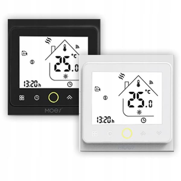 Termostat WiFi Intelligent - ARHATREYA - Elvärme - LCD Touchscreen - Programmerbar