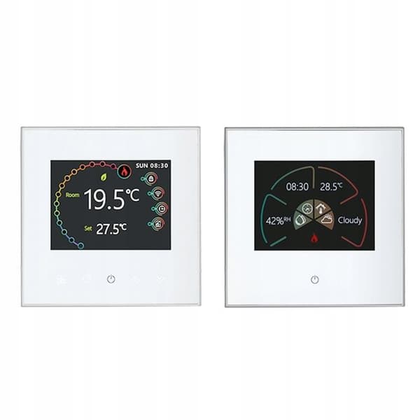 Termostat WiFi LCD - ARHATREYA - Elektrisk Opvarmning 16A - Programmerbar - Sensor Inkluderet