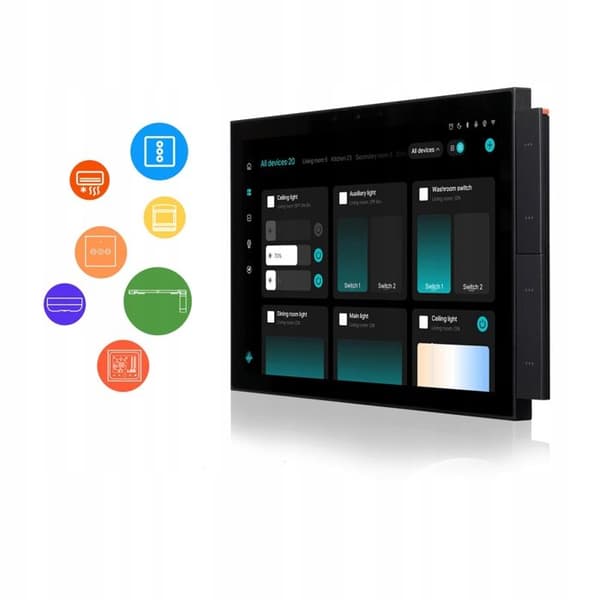 Termostat kontrolpanel - MOES - Tuya - 10,1 tommer skærm - ZigBee - Indbygget intercom