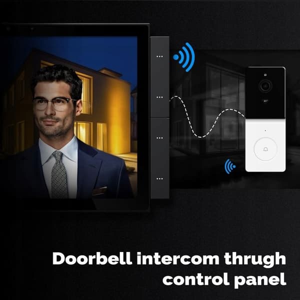 Termostat kontrolpanel - MOES - Tuya - 10,1 tommer skærm - ZigBee - Indbygget intercom