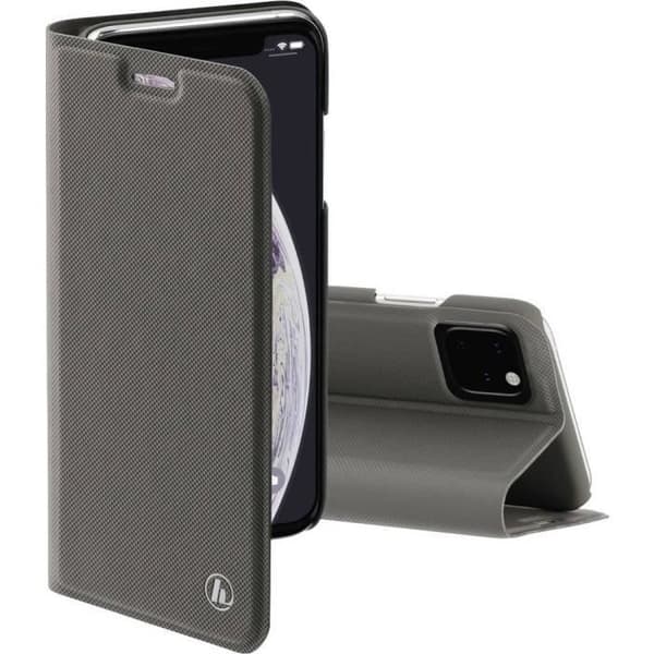 Plånboksfodral - HAMA - iPhone 11 Pro Max - Grå - PU - Unisex
