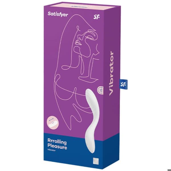 Vibrator - Satisfyer - G-Spot Vibrator - Vit - Vibrerande - Ergonomisk