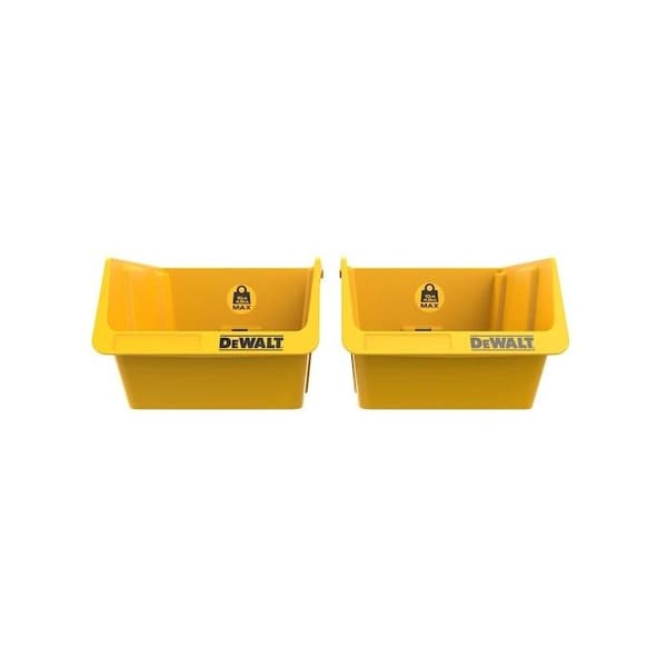 Plastbehållare - DEWALT - DWST82813-1 - 2-pack - Integrerat förvaringssystem - Robust konstruktion