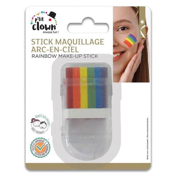 Makeupstift - PTIT CLOWN - Regnbåge - 6g - Inomhusbruk - Unisex