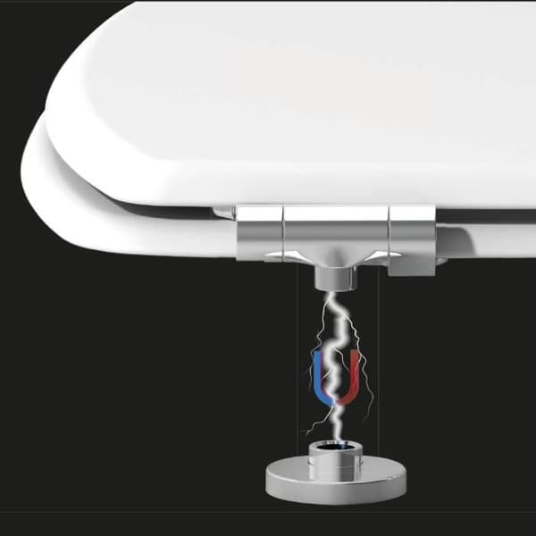 WC-sits - GELCO DESIGN - Magnetisk nedfallshämning - Vit