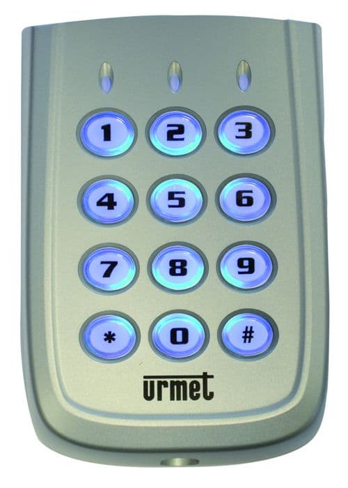 Kodad tangentbord - URMET - 141202 - IP65 - Bakgrundsbelysning - 100 koder