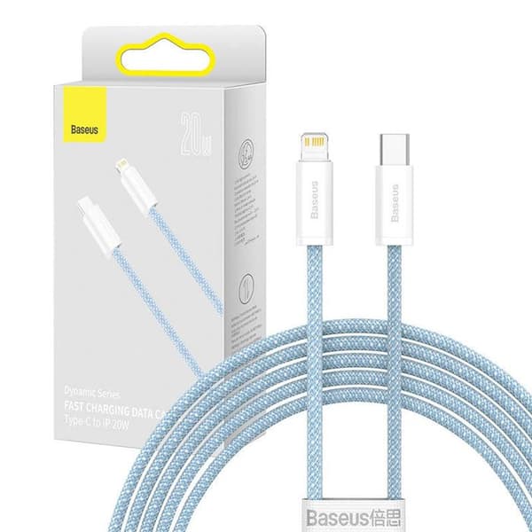 USB-C till Lightning-kabel Baseus Dynamic Series, 20 W, 2 M (Blå)