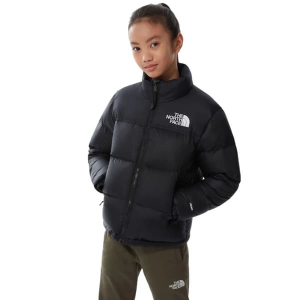 Barnjacka - THE NORTH FACE - 1996 Nuptse Down Junior Jacket - Svart - Polyester - Vattenavvisande