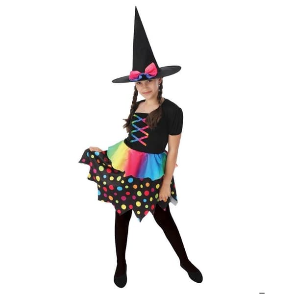 Färgglad Häxkostym Barn - PTIT CLOWN - Halloween Kostym