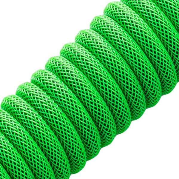 CABLEMOD PRO SPIRAL TANGENTBORDSKABEL (GRÖN, USB A TILL USB TYP C,