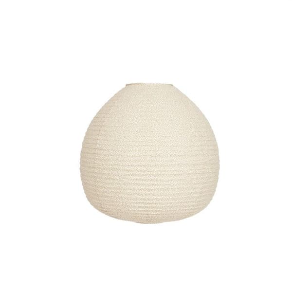 Vit papperslampade Ø38xH37,5cm