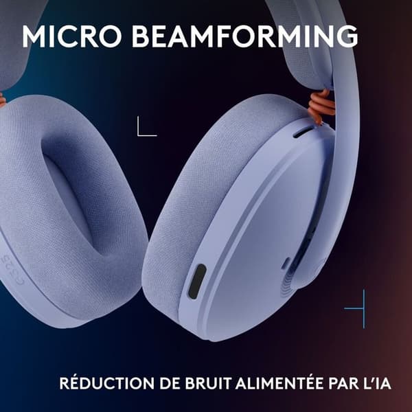Logitech trådlösa gaming headset G325 Lila