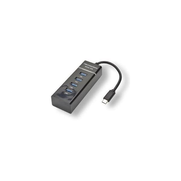 MCL SAMAR Hub USB - USB Typ C - Extern - 4 Totala USB-portar - 4 USB 3.0 portar - PC, Mac, iOS
