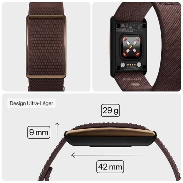 Polar Loop Armband Kopparbrun