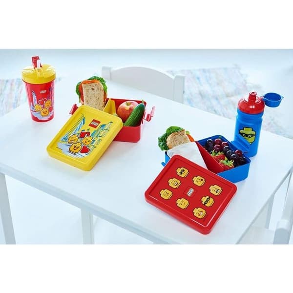 Gourde - LEGO - IKONISK - 390 ml - Blå - PP och silikon