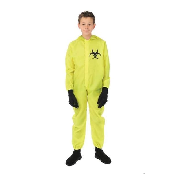 Barnkostym - LILLA CLOWN - LILLA CLOWN - Gul - 7-9 år - Polyester