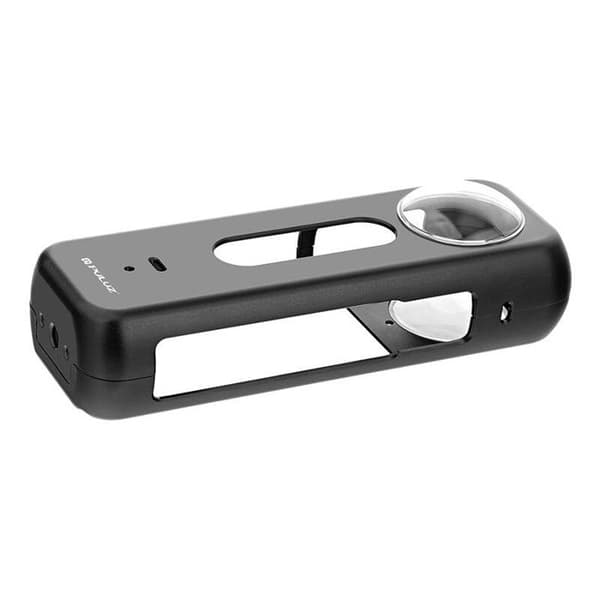 Skyddsfall i metall Puluz med objektivlock för Insta360 X4