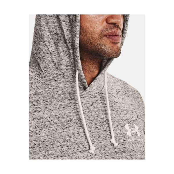 Sweatshirt - UNDER ARMOUR - Rival Terry - Vit Onyx - 80% bomull 20% polyester - Huva