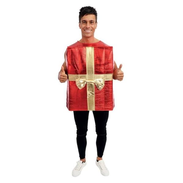 Kostym - LITEN CLOWN - 23638 - Presentförpackning - One size - Röd, guld
