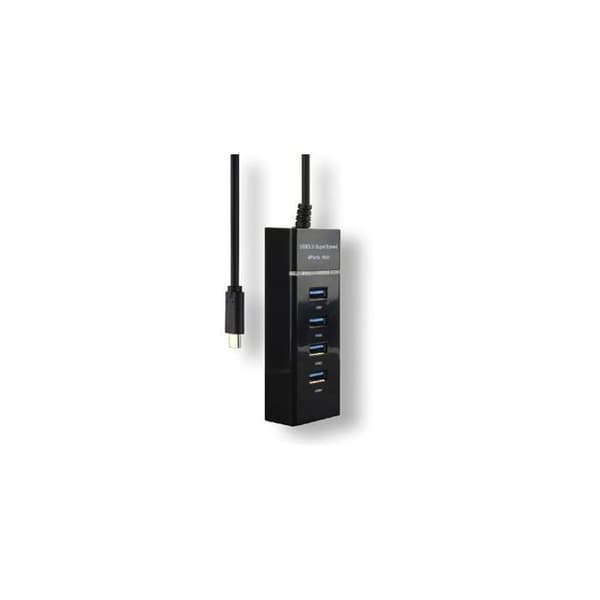 MCL SAMAR Hub USB - USB Typ C - Extern - 4 Totala USB-portar - 4 USB 3.0 portar - PC, Mac, iOS