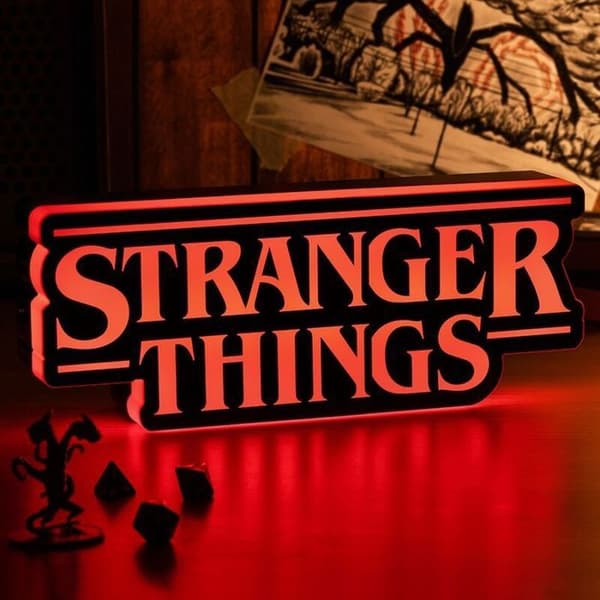 Belysning-Lampa - Stranger Things - Formad Logotyp