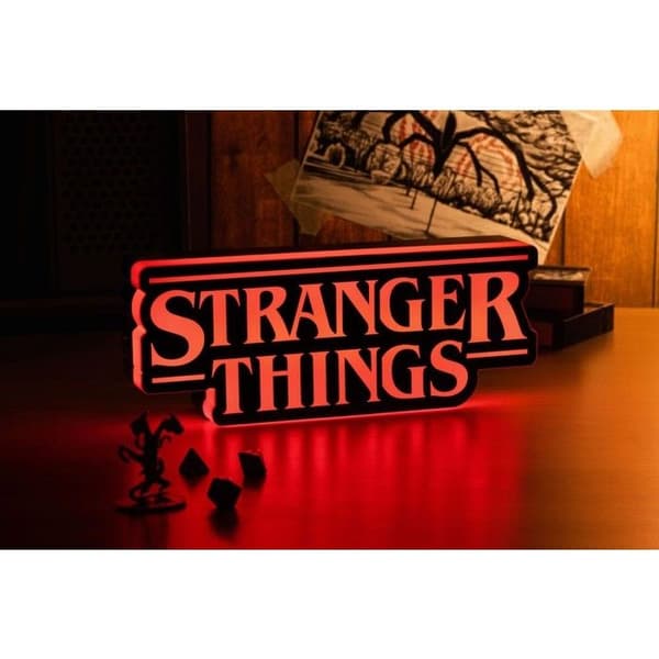 Belysning-Lampa - Stranger Things - Formad Logotyp