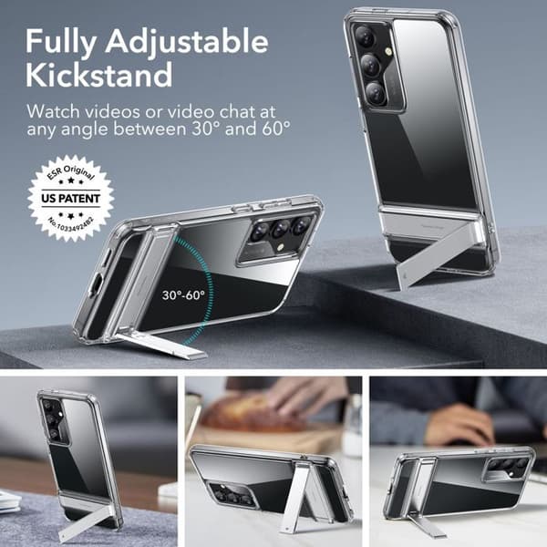 Coque ESR Air Shield Boost Kickstand för Samsung Galaxy S24 Plus - Klar