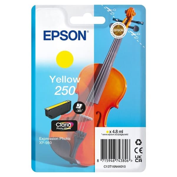 Epson 250 VIOLON GUL TINTKASSA