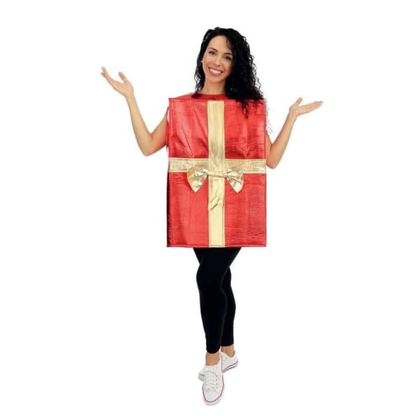 Kostym - LITEN CLOWN - 23638 - Presentförpackning - One size - Röd, guld