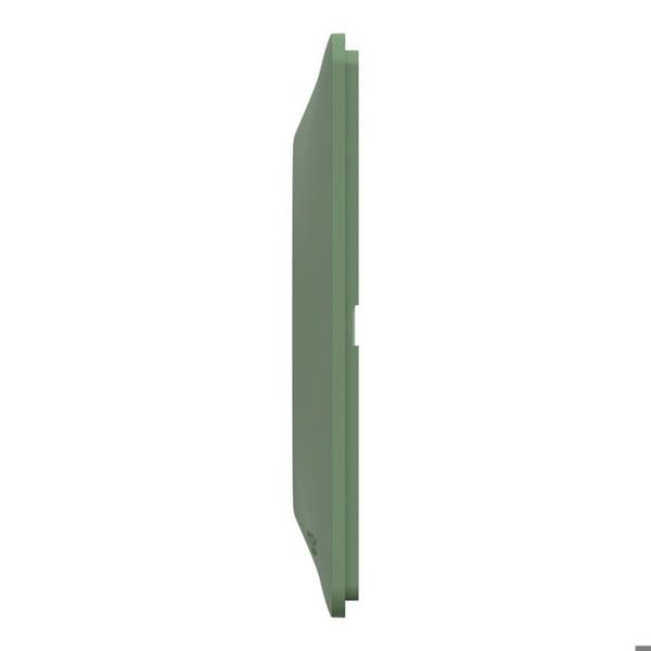 Dubbel oval platta, SCHNEIDER ELECTRIC, skogsgrön