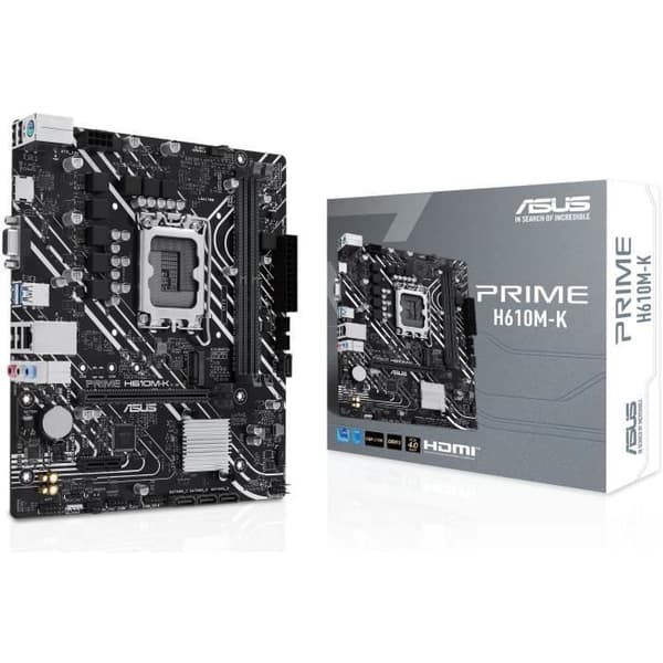 Moderkort - ASUS - Prime H610M-K - Intel H610 LGA 1700 micro ATX