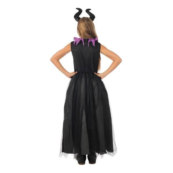 Kostym - LITEN CLOWN - Ond Häxa Flicka - Lila - 7-9 år - Polyester
