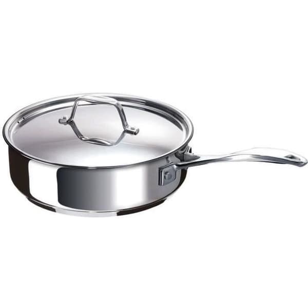 Stekpanna + lock Chef D: 24 cm - rostfritt stål