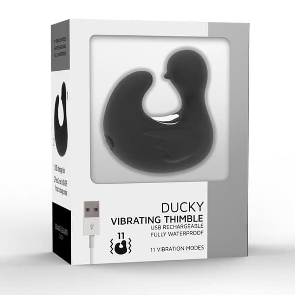 SVART&OCH SILVER DUCKYMANIA VIBRATOR SVART
