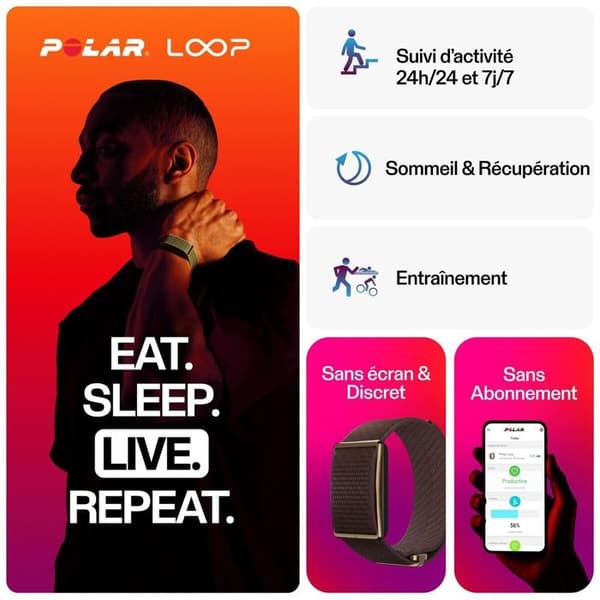 Polar Loop Armband Kopparbrun