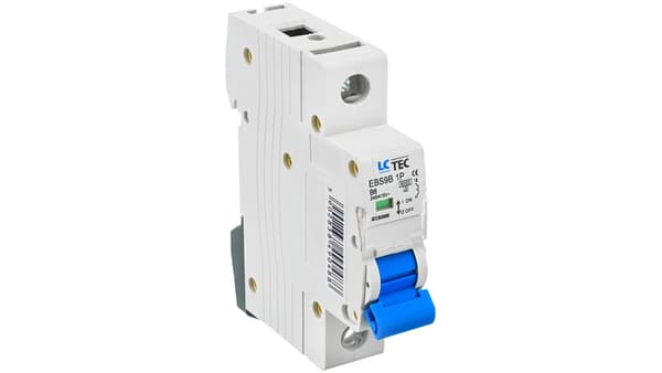 Dvärgbrytare 1P B 6A 6kA AC LC-Tec EBS9B-1B/6 LCTEC-EBS9B-1B/6