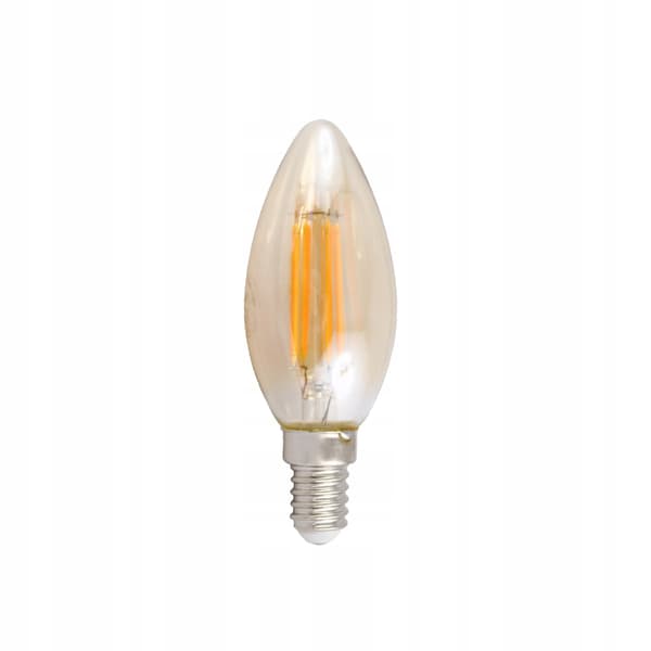 LED-LAMPA C35 GOLD 4W MAX-LED