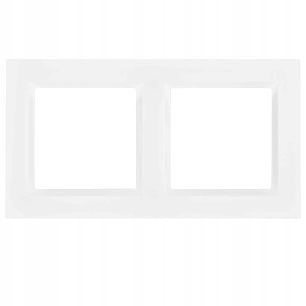 Dobbelt ramme hvid CR2/11 SIMON