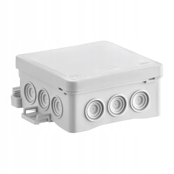 Eldåse til påvæg NS6 FASTBOX&HOOK grå 85x40x85mm SIMET