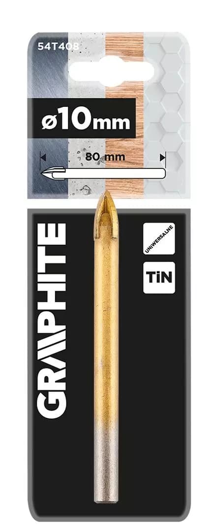 Universalbor TiN 10mm 54T408 GRAPHITE
