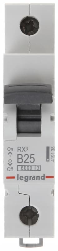 RX3 1P B25A DVÄRGBRYTARE LEGRAND
